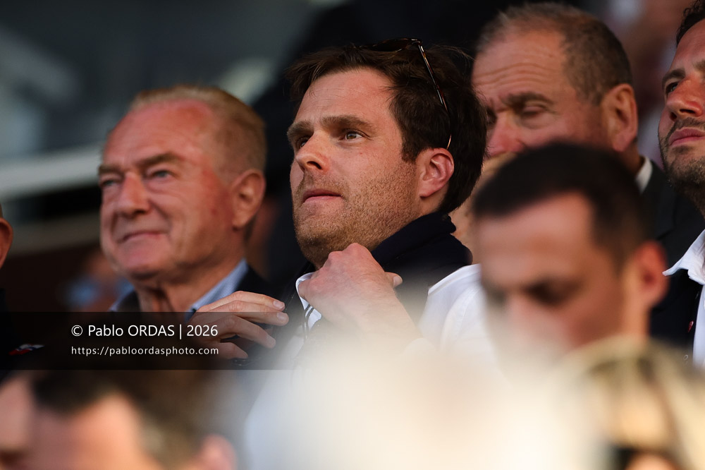 Jean-Baptiste Dussaussois Larralde, lors du match de Pro D2 entre le Biarritz olympique et Nevers, le 10 avril 2026 au stade Aguiléra de Biarritz, France (Photo Pablo ORDAS)