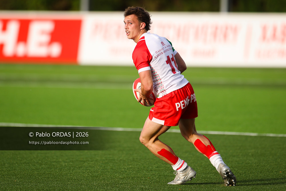 Nicolas Elissondo, lors du match de Pro D2 entre le Biarritz olympique et Nevers, le 10 avril 2026 au stade Aguiléra de Biarritz, France (Photo Pablo ORDAS)