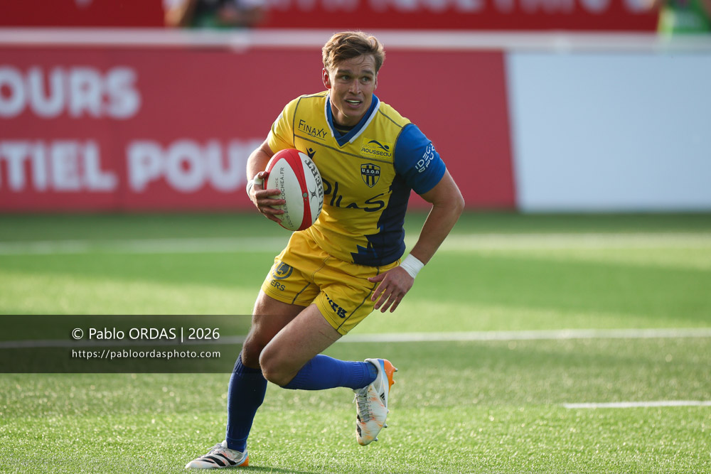 Yohan Le Bourhis, lors du match de Pro D2 entre le Biarritz olympique et Nevers, le 10 avril 2026 au stade Aguiléra de Biarritz, France (Photo Pablo ORDAS)