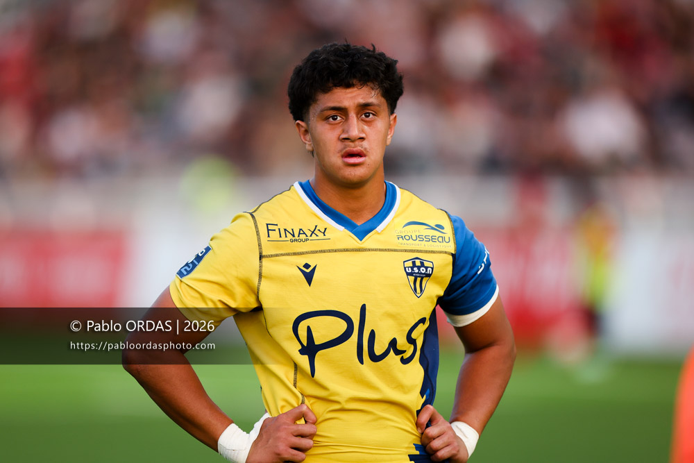 Manaïa Lape, lors du match de Pro D2 entre le Biarritz olympique et Nevers, le 10 avril 2026 au stade Aguiléra de Biarritz, France (Photo Pablo ORDAS)