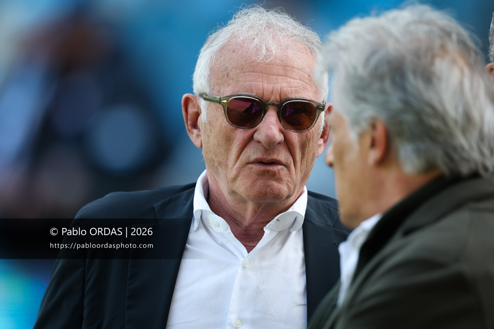 Bernard Pontneau, lors du match de Top 14 entre l'Aviron bayonnais et la Section paloise, le 18 avril 2026 au stade Jean Dauger de Bayonne, France (Photo Pablo ORDAS)