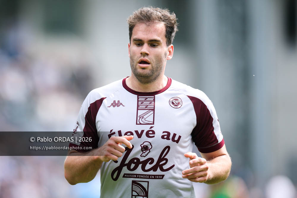 Damian Penaud, lors du match de Top 14 entre l'Aviron bayonnais et l'Union Bordeaux Bègles, le 9 mai 2026 au stade Jean Dauger de Bayonne, France (Photo Pablo ORDAS)