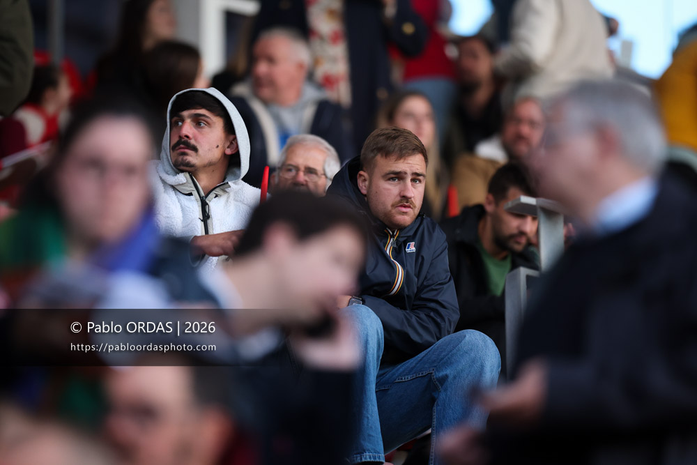 Thomas Pulon, lors du match de Pro D2 entre le Biarritz olympique et Carcassonne, le 15 mai 2026 au stade Aguiléra de Biarritz, France (Photo Pablo ORDAS)