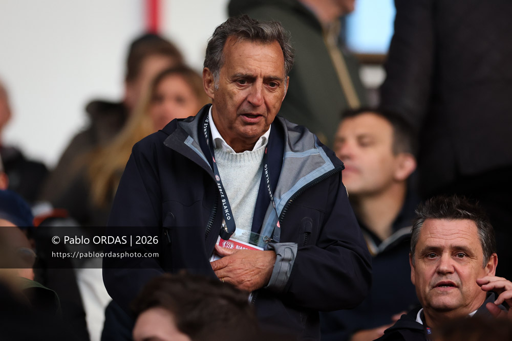 Pierre-Olivier Toumieux, lors du match de Pro D2 entre le Biarritz olympique et Carcassonne, le 15 mai 2026 au stade Aguiléra de Biarritz, France (Photo Pablo ORDAS)