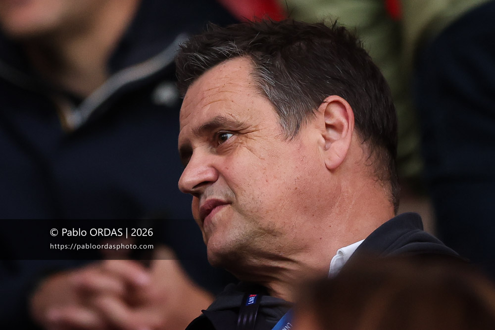 Frédéric Boitier, lors du match de Pro D2 entre le Biarritz olympique et Carcassonne, le 15 mai 2026 au stade Aguiléra de Biarritz, France (Photo Pablo ORDAS)