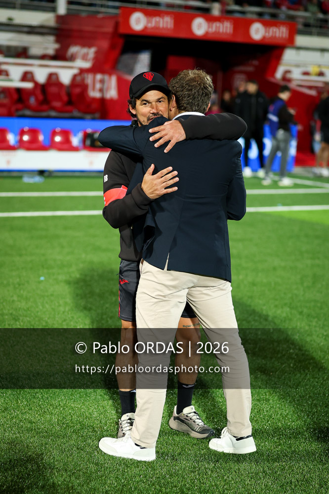 Boris Bouhraoua, lors du match de Pro D2 entre le Biarritz olympique et Carcassonne, le 15 mai 2026 au stade Aguiléra de Biarritz, France (Photo Pablo ORDAS)