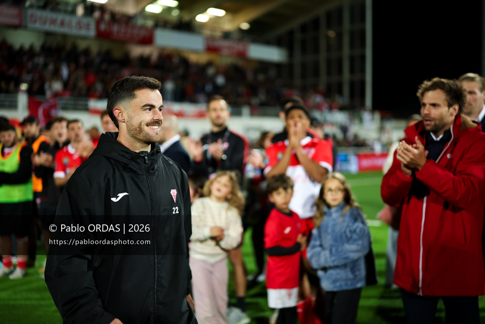 Imanol Biscay, lors du match de Pro D2 entre le Biarritz olympique et Carcassonne, le 15 mai 2026 au stade Aguiléra de Biarritz, France (Photo Pablo ORDAS)