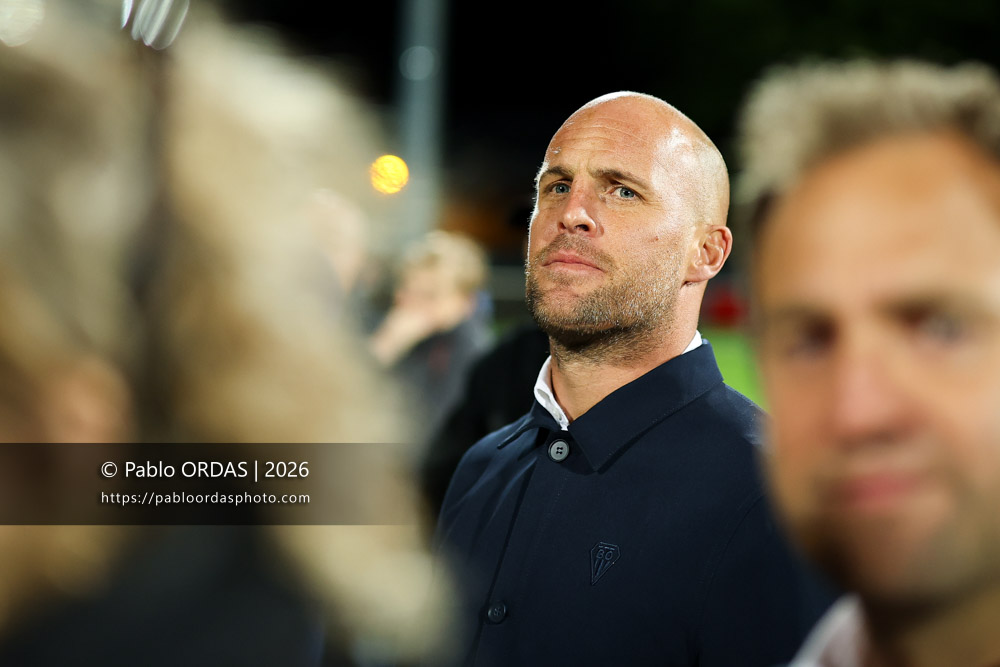 Mathieu Acebes, lors du match de Pro D2 entre le Biarritz olympique et Carcassonne, le 15 mai 2026 au stade Aguiléra de Biarritz, France (Photo Pablo ORDAS)