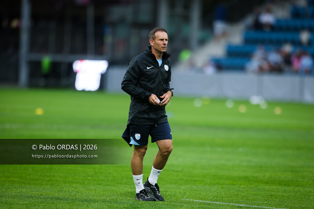 Gerard Fraser, lors du match amical entre l'Aviron bayonnais et le Biarritz olympique, le 20 août 2026 au stade Jean Dauger de Bayonne, France (Photo Pablo ORDAS)