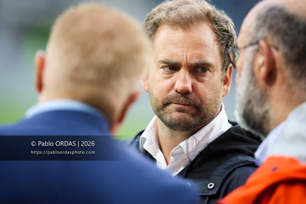 Cyril Arrosteguy, lors du match amical entre l'Aviron bayonnais et le Biarritz olympique, le 20 août 2026 au stade Jean Dauger de Bayonne, France (Photo Pablo ORDAS)