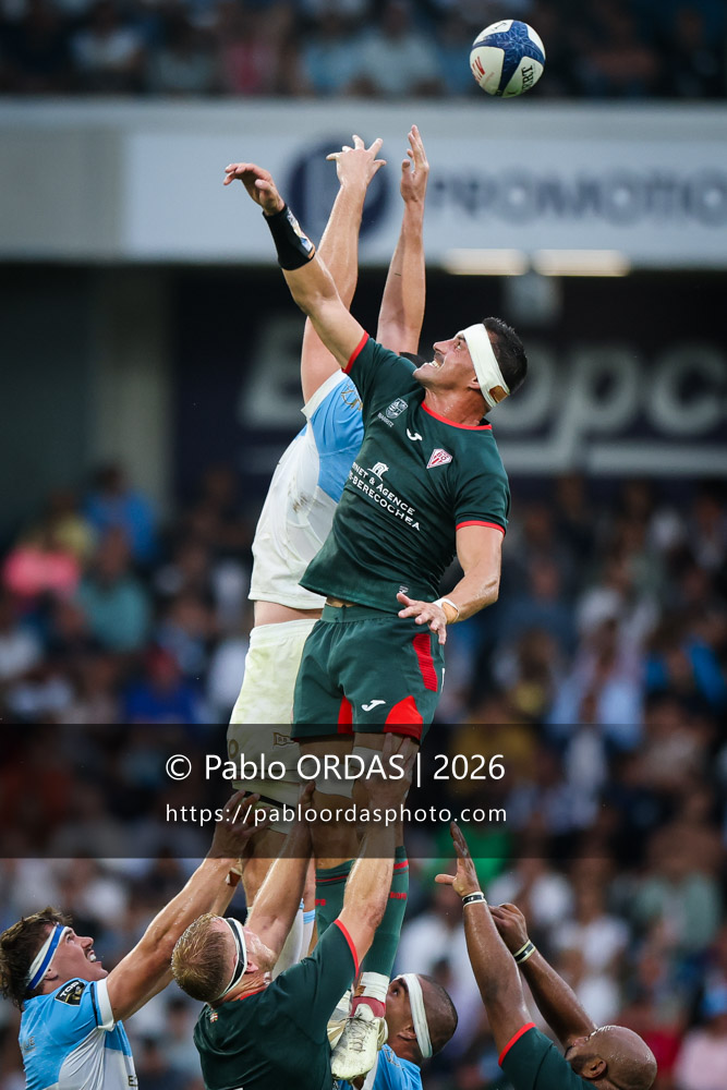 Rémi Bourdeaulors du match amical entre l'Aviron bayonnais et le Biarritz olympique, le 20 août 2026 au stade Jean Dauger de Bayonne, France (Photo Pablo ORDAS)