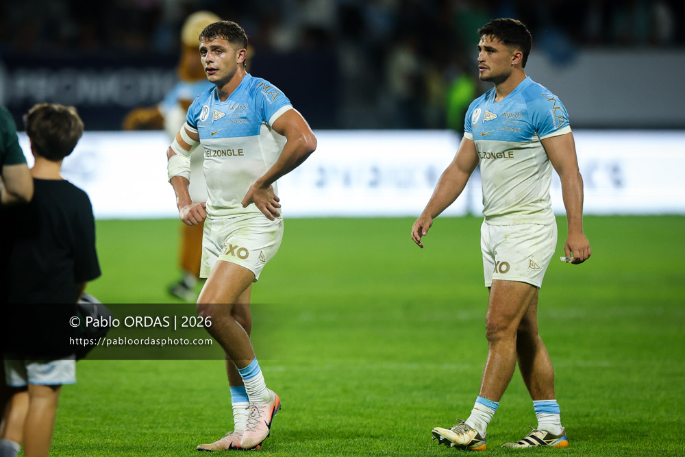 Arnaud Erbinartegaray, lors du match amical entre l'Aviron bayonnais et le Biarritz olympique, le 20 août 2026 au stade Jean Dauger de Bayonne, France (Photo Pablo ORDAS)