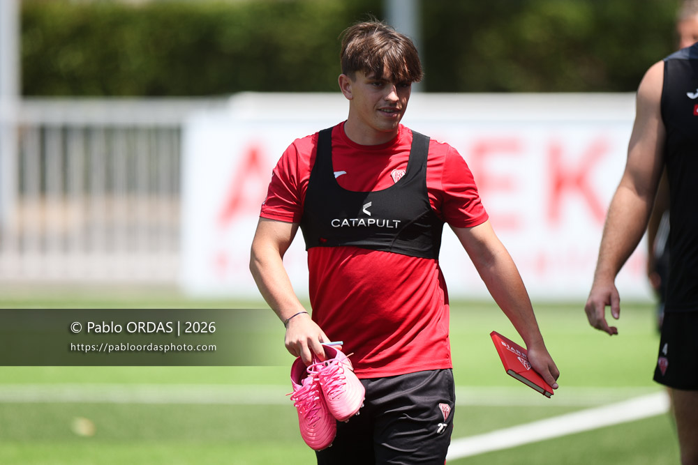 Anoa Laurent, lors d'un entraînement avec le Biarritz olympique, le 9 juillet 2026 au stade Aguiléra de Biarritz, France (Photo Pablo ORDAS)