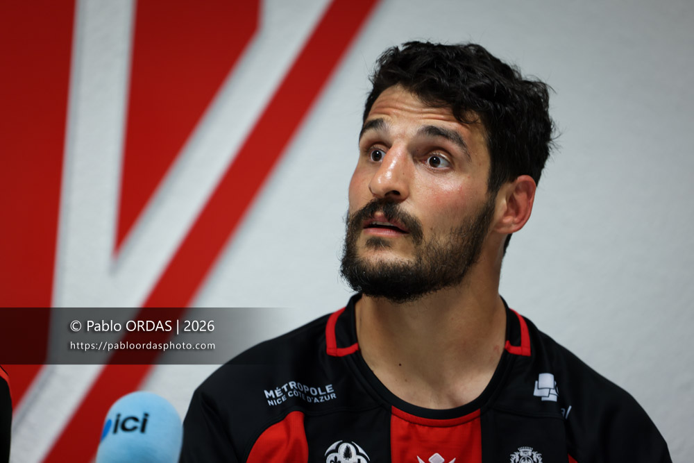 Adrian Motoc, lors du match de Pro D2 entre le Biarritz olympique et Nissa Rugby, le 27 août 2026 au stade Aguiléra de Biarritz, France (Photo Pablo ORDAS)