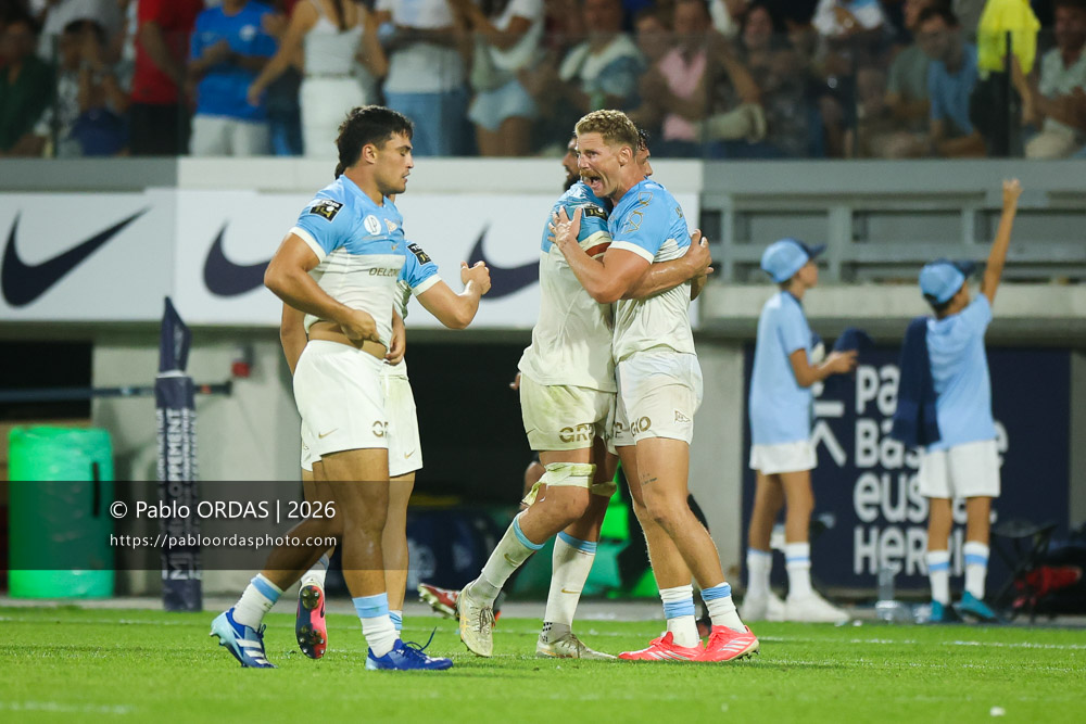 Rob du Preez, lors du match de Top 14 entre l'Aviron bayonnais et Toulon, le 5 septembre 2026 au stade Jean Dauger de Bayonne, France (Photo Pablo ORDAS)