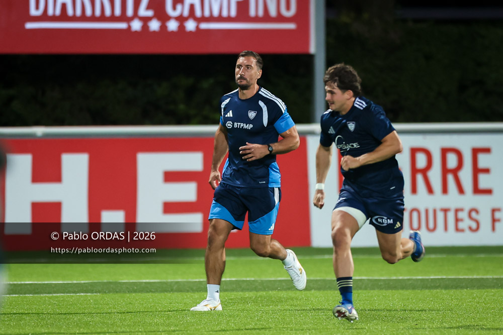 Florian Nicot, lors du match de Pro D2 entre le Biarritz olympique et Colomiers, le 10 septembre 2026 au stade Aguiléra de Biarritz, France (Photo Pablo ORDAS)