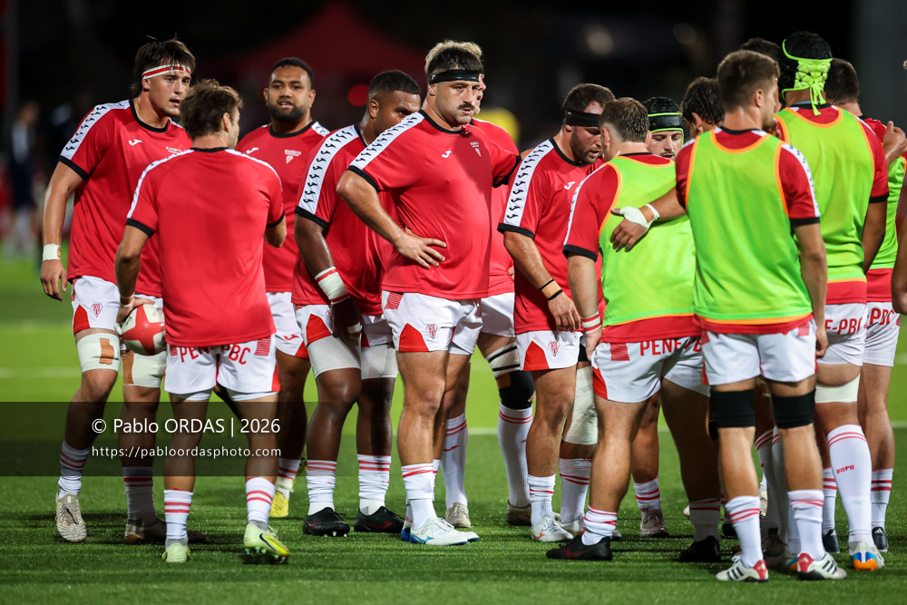 Hugo Pirlet, lors du match de Pro D2 entre le Biarritz olympique et Colomiers, le 10 septembre 2026 au stade Aguiléra de Biarritz, France (Photo Pablo ORDAS)