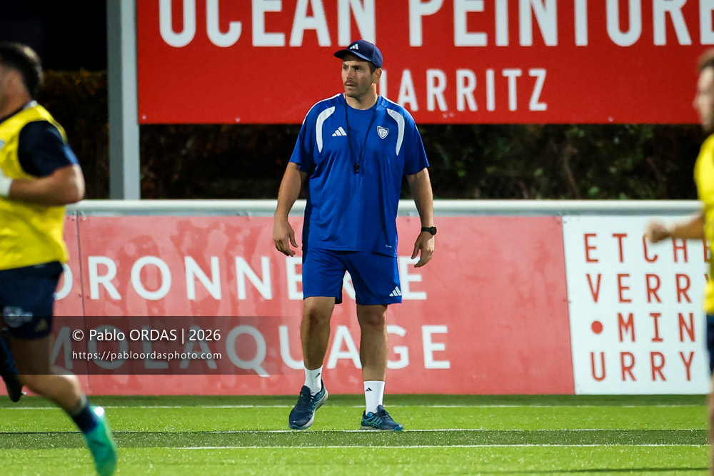 Juan Pablo Orlandi, lors du match de Pro D2 entre le Biarritz olympique et Colomiers, le 10 septembre 2026 au stade Aguiléra de Biarritz, France (Photo Pablo ORDAS)