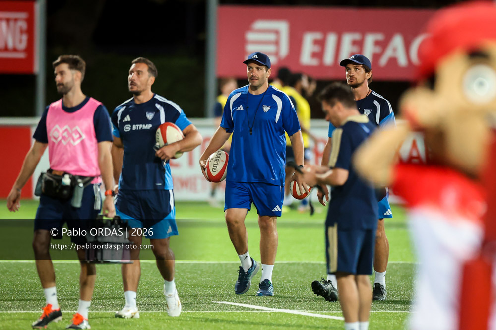 Juan Pablo Orlandi, lors du match de Pro D2 entre le Biarritz olympique et Colomiers, le 10 septembre 2026 au stade Aguiléra de Biarritz, France (Photo Pablo ORDAS)