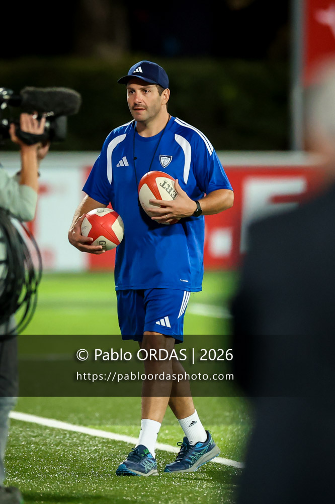 Juan Pablo Orlandi, lors du match de Pro D2 entre le Biarritz olympique et Colomiers, le 10 septembre 2026 au stade Aguiléra de Biarritz, France (Photo Pablo ORDAS)