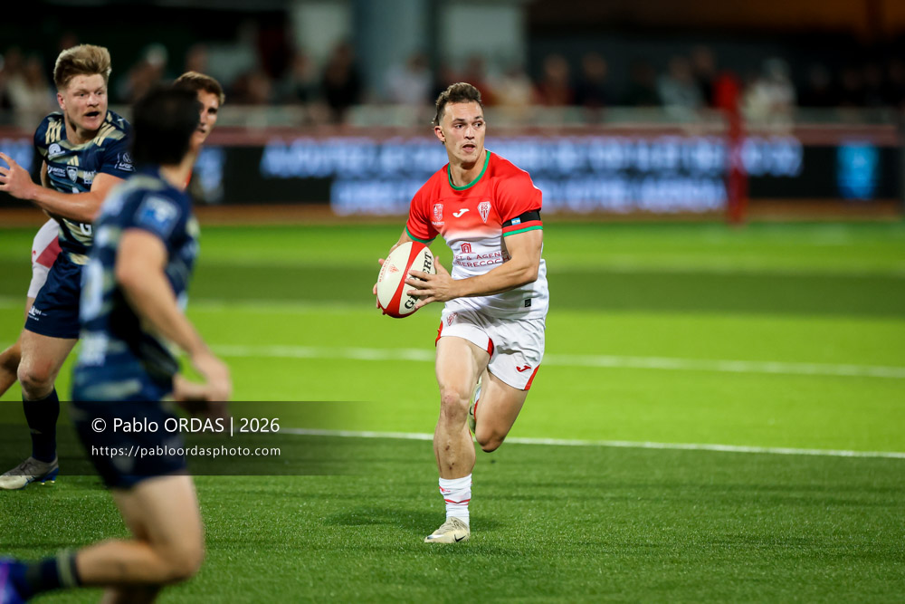 Nicolas Elissondo, lors du match de Pro D2 entre le Biarritz olympique et Colomiers, le 10 septembre 2026 au stade Aguiléra de Biarritz, France (Photo Pablo ORDAS)