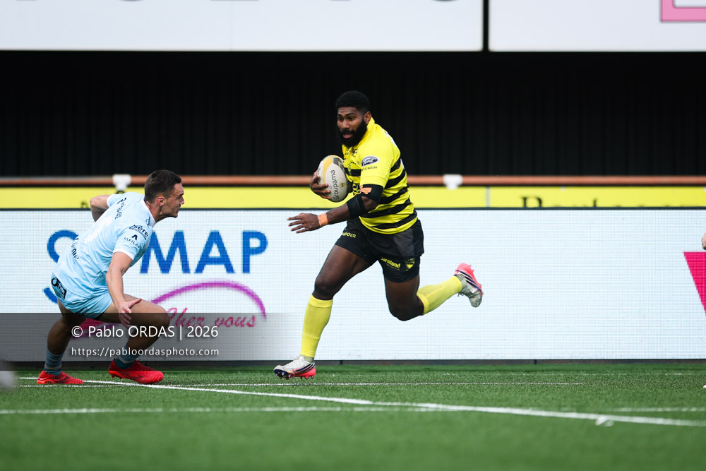 Paula Walisoliso, lors du match de Nationale entre le Stade montois et le CS Vienne, le 21 août 2026 au stade Guy et André Boniface de Mont-de-Marsan, France (Photo Pablo ORDAS)