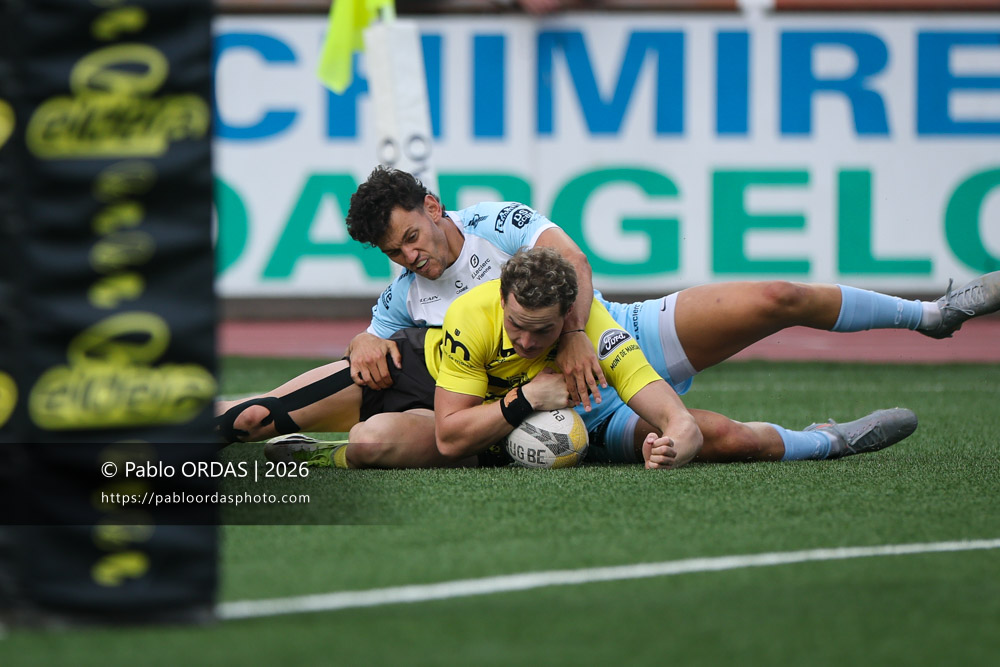 Paul Leraître, lors du match de Nationale entre le Stade montois et le CS Vienne, le 21 août 2026 au stade Guy et André Boniface de Mont-de-Marsan, France (Photo Pablo ORDAS)