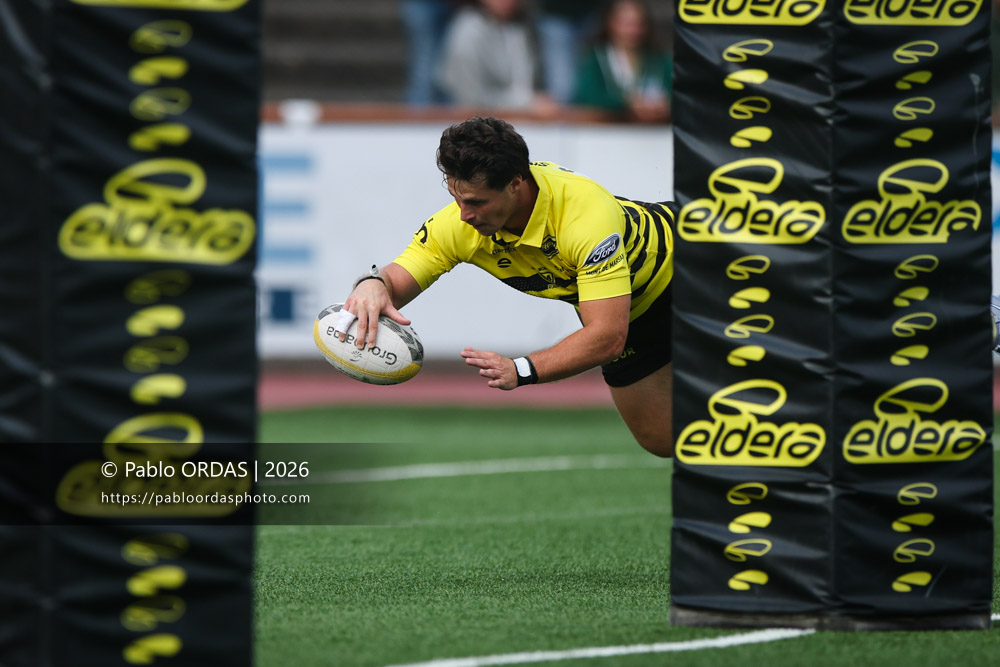 Jules Even, lors du match de Nationale entre le Stade montois et le CS Vienne, le 21 août 2026 au stade Guy et André Boniface de Mont-de-Marsan, France (Photo Pablo ORDAS)