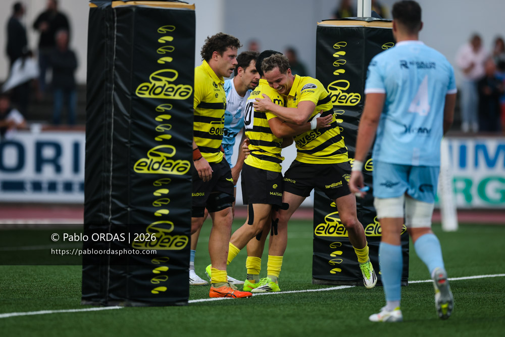 Paul Leraître, lors du match de Nationale entre le Stade montois et le CS Vienne, le 21 août 2026 au stade Guy et André Boniface de Mont-de-Marsan, France (Photo Pablo ORDAS)