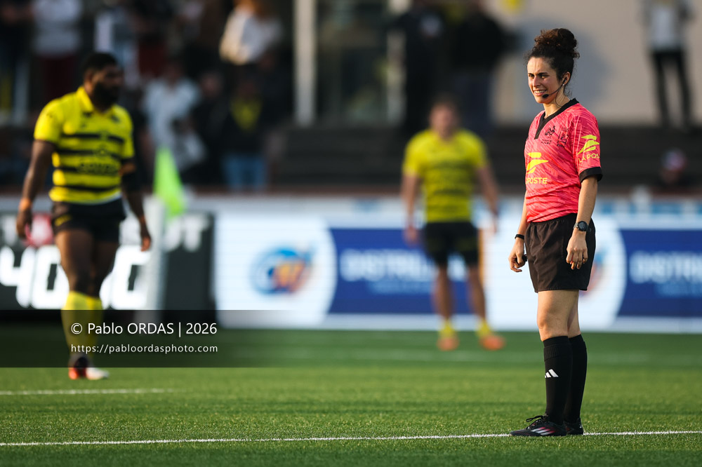 Berenice Loubet, lors du match de Nationale entre le Stade montois et le CS Vienne, le 21 août 2026 au stade Guy et André Boniface de Mont-de-Marsan, France (Photo Pablo ORDAS)
