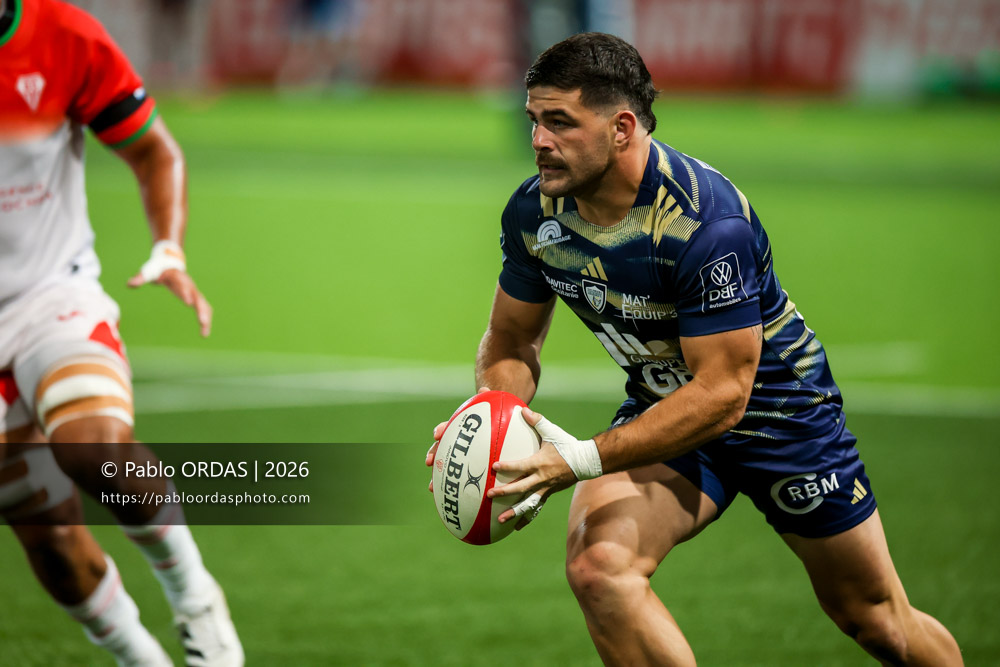 Pablo Dimcheff, lors du match de Pro D2 entre le Biarritz olympique et Colomiers, le 10 septembre 2026 au stade Aguiléra de Biarritz, France (Photo Pablo ORDAS)