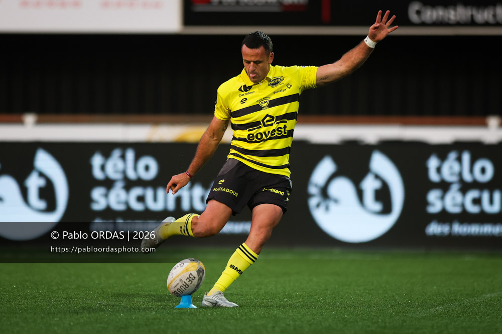 Willie du Plessis, lors du match de Nationale entre le Stade montois et le CS Vienne, le 21 août 2026 au stade Guy et André Boniface de Mont-de-Marsan, France (Photo Pablo ORDAS)