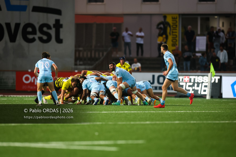 Joaquim Selma, lors du match de Nationale entre le Stade montois et le CS Vienne, le 21 août 2026 au stade Guy et André Boniface de Mont-de-Marsan, France (Photo Pablo ORDAS)