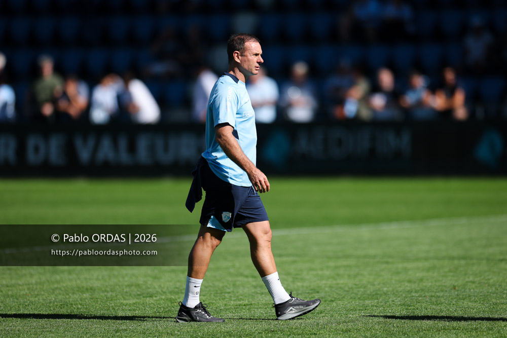 Gerard Fraser, lors du match de Top 14 entre l'Aviron bayonnais et Clermont, le 19 septembre 2026 au stade Jean Dauger de Bayonne, France (Photo Pablo ORDAS)