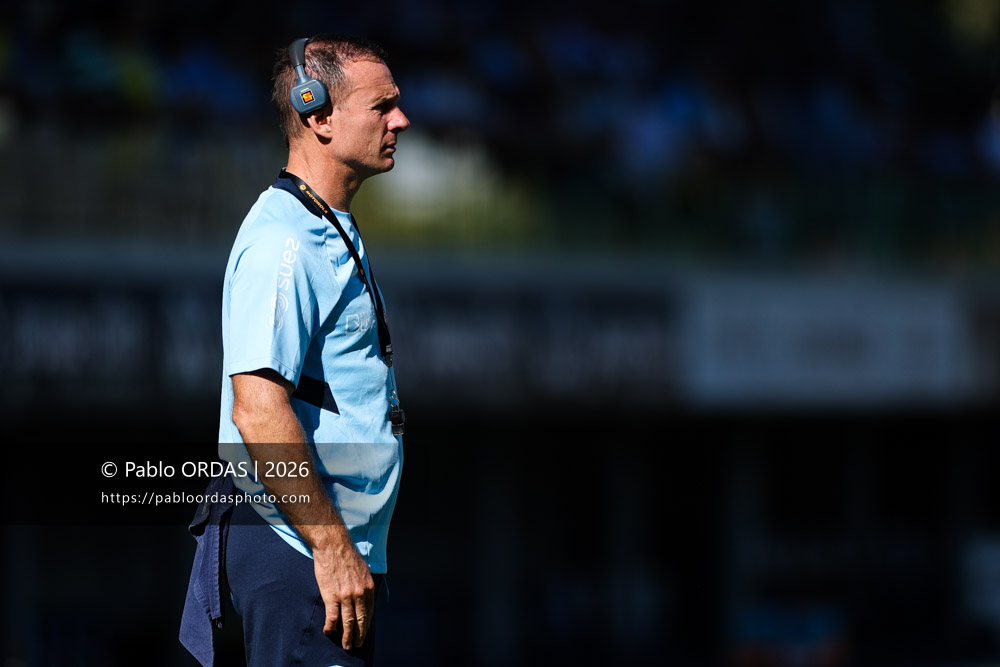 Gerard Fraser, lors du match de Top 14 entre l'Aviron bayonnais et Clermont, le 19 septembre 2026 au stade Jean Dauger de Bayonne, France (Photo Pablo ORDAS)