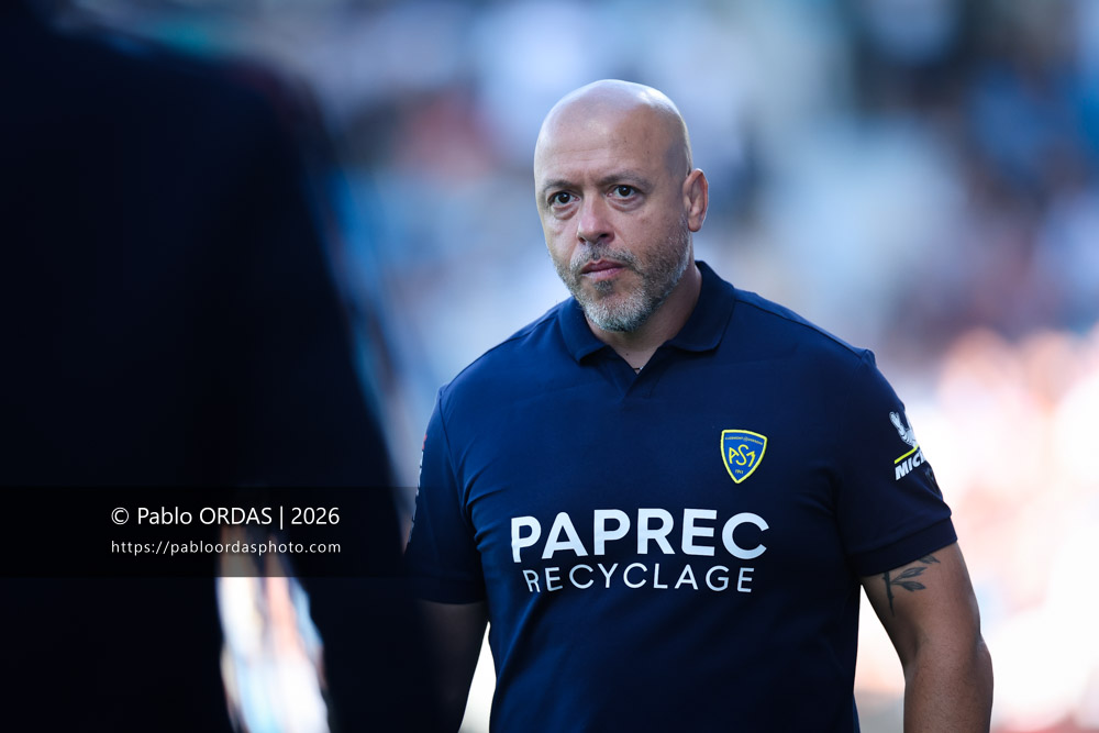 Alexandre Castola, lors du match de Top 14 entre l'Aviron bayonnais et Clermont, le 19 septembre 2026 au stade Jean Dauger de Bayonne, France (Photo Pablo ORDAS)