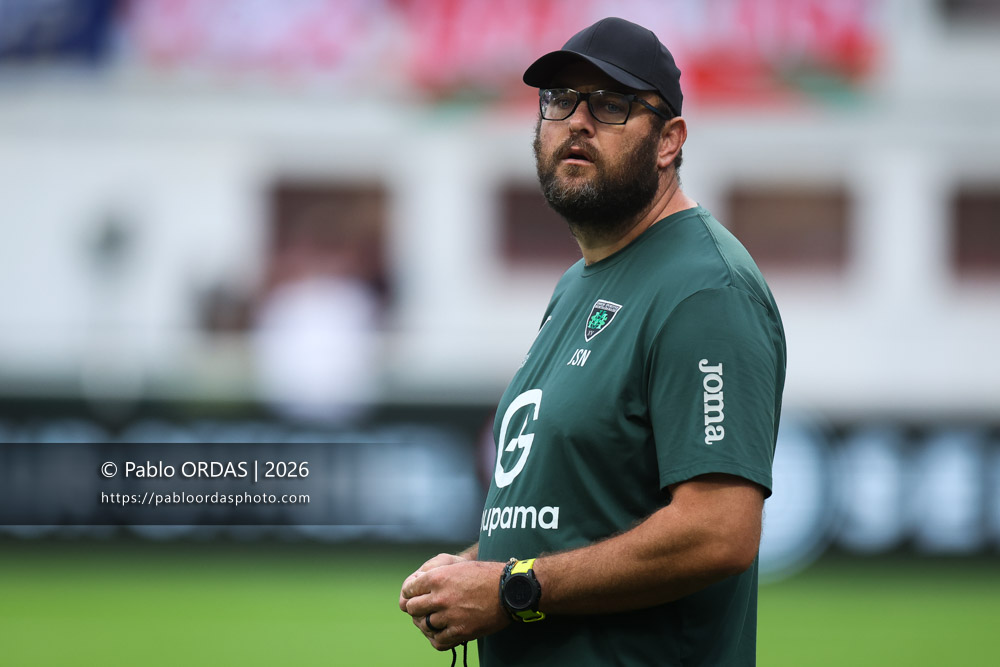 Johan Snyman, lors du match de Pro D2 entre le Biarritz olympique et Montauban, le 25 septembre 2026 au stade Aguiléra de Biarritz, France (Photo Pablo ORDAS)