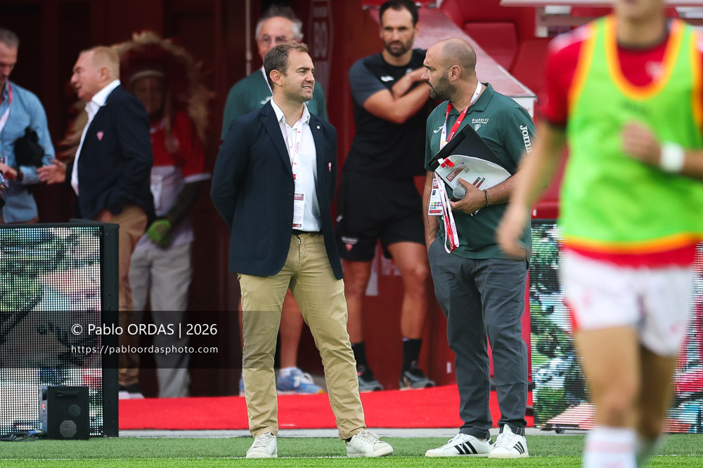 Cyril Arrosteguy, lors du match de Pro D2 entre le Biarritz olympique et Montauban, le 25 septembre 2026 au stade Aguiléra de Biarritz, France (Photo Pablo ORDAS)