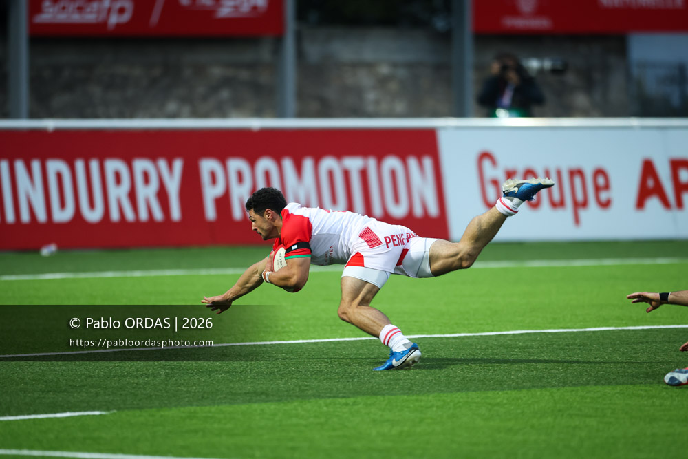 Lukas Doyhenard, lors du match de Pro D2 entre le Biarritz olympique et Montauban, le 25 septembre 2026 au stade Aguiléra de Biarritz, France (Photo Pablo ORDAS)