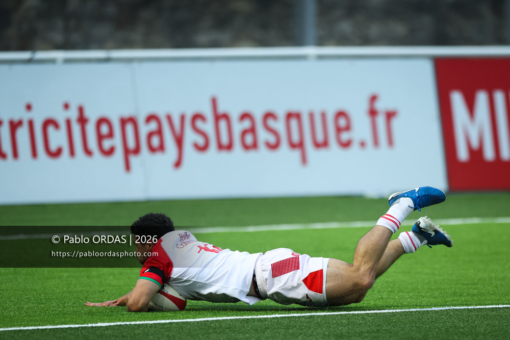Lukas Doyhenard, lors du match de Pro D2 entre le Biarritz olympique et Montauban, le 25 septembre 2026 au stade Aguiléra de Biarritz, France (Photo Pablo ORDAS)