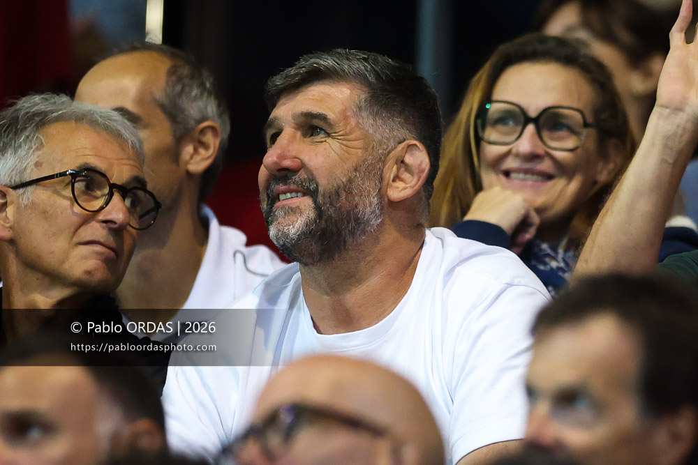 Grégory Patat, lors du match de Pro D2 entre le Biarritz olympique et Montauban, le 25 septembre 2026 au stade Aguiléra de Biarritz, France (Photo Pablo ORDAS)