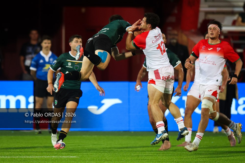 Lukas Doyhenard, lors du match de Pro D2 entre le Biarritz olympique et Montauban, le 25 septembre 2026 au stade Aguiléra de Biarritz, France (Photo Pablo ORDAS)