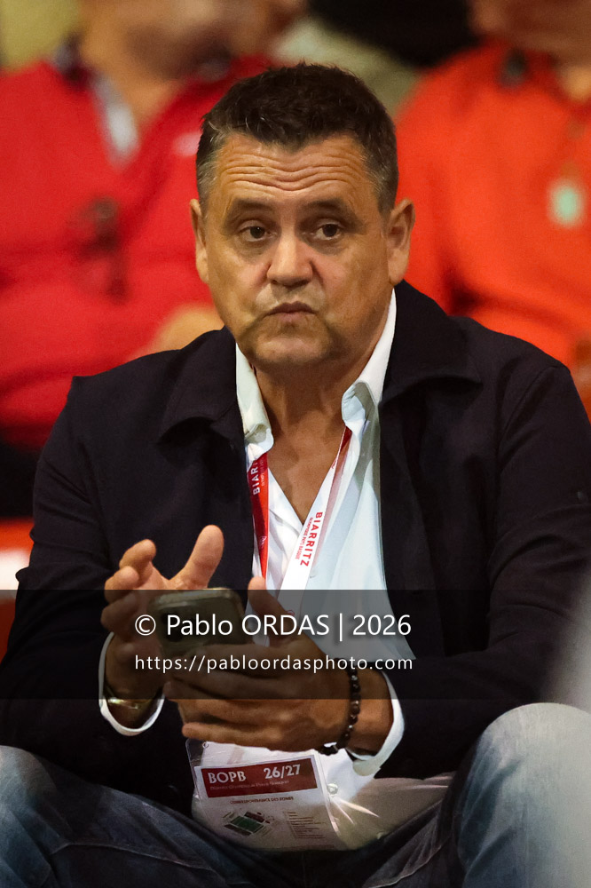 Frédéric Boitier, lors du match de Pro D2 entre le Biarritz olympique et Montauban, le 25 septembre 2026 au stade Aguiléra de Biarritz, France (Photo Pablo ORDAS)