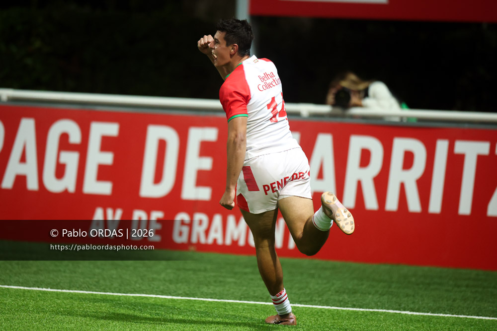 Yohan Tapie, lors du match de Pro D2 entre le Biarritz olympique et Montauban, le 25 septembre 2026 au stade Aguiléra de Biarritz, France (Photo Pablo ORDAS)