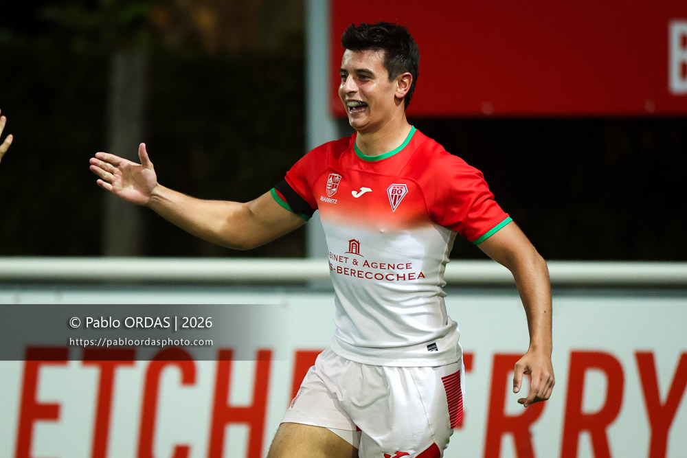 Yohan Tapie, lors du match de Pro D2 entre le Biarritz olympique et Montauban, le 25 septembre 2026 au stade Aguiléra de Biarritz, France (Photo Pablo ORDAS)