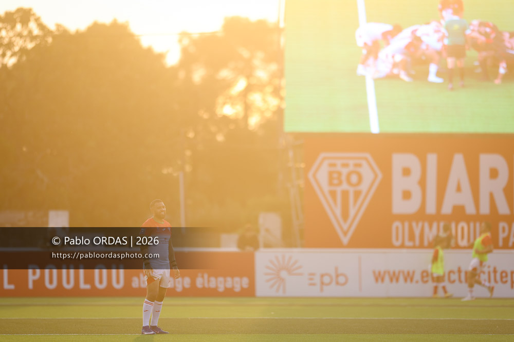 Duncan Paia'aua, lors du match de Pro D2 entre le Biarritz olympique et Nissa Rugby, le 27 août 2026 au stade Aguiléra de Biarritz, France (Photo Pablo ORDAS)