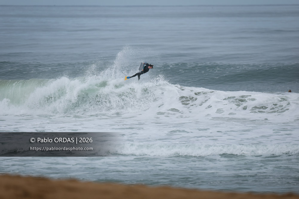 Léo Laudouard, pendant la session du 11 octobre 2026 à Anglet, France (Photo Pablo ORDAS)