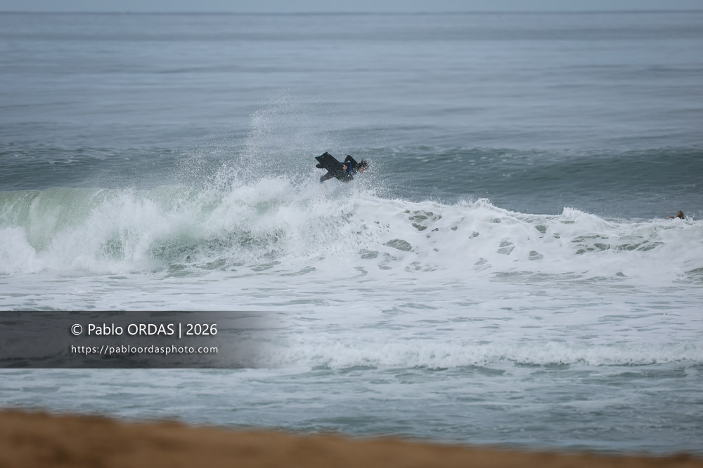 Léo Laudouard, pendant la session du 11 octobre 2026 à Anglet, France (Photo Pablo ORDAS)
