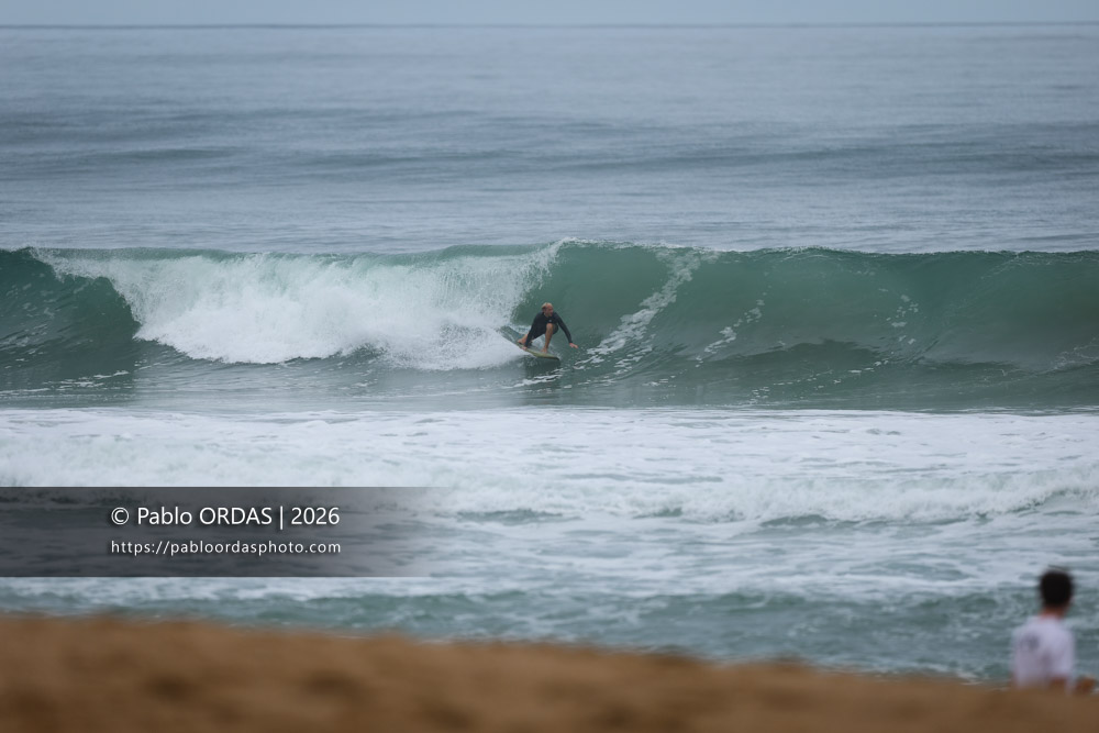 Victor Buron, pendant la session du 11 octobre 2026 à Anglet, France (Photo Pablo ORDAS)
