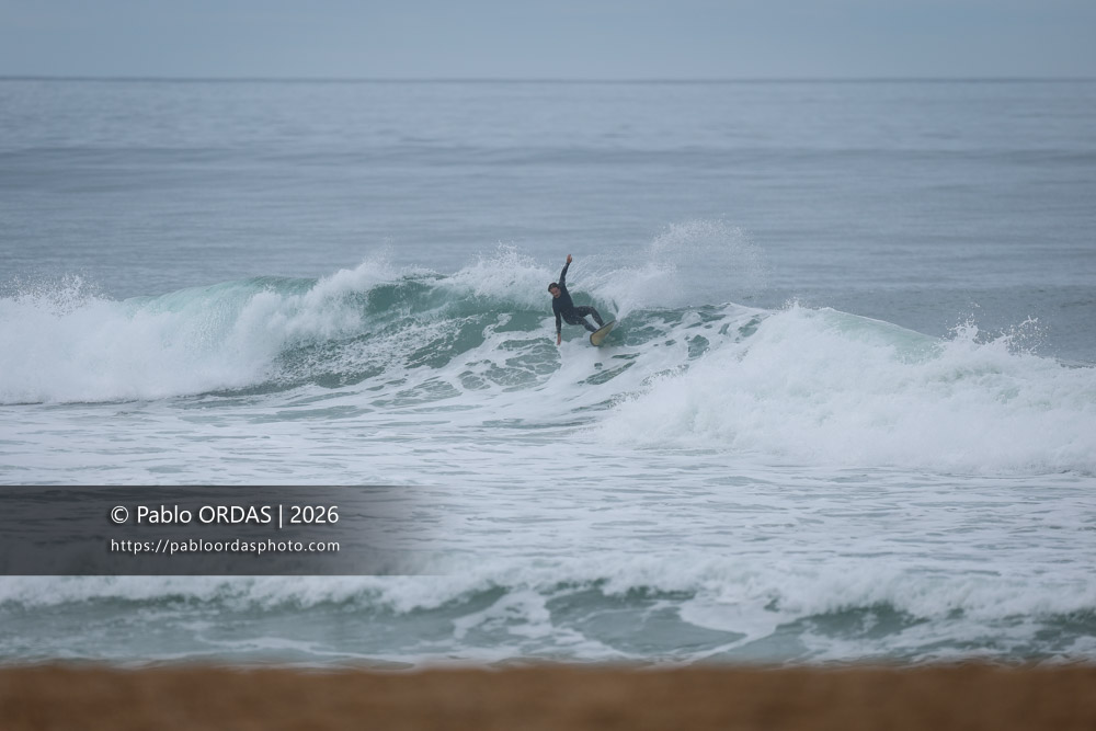 Hugo Jordan, pendant la session du 11 octobre 2026 à Anglet, France (Photo Pablo ORDAS)